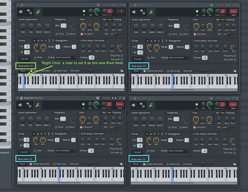 FL Studio-Changing Plugin Default Root Key