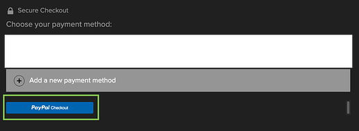 PayPal Checkout Payment Method
