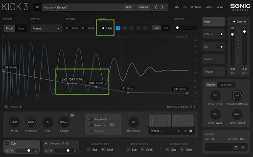 Enable Tag to see th Note value on the Nodes