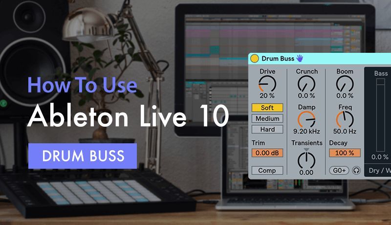 Ableton Live 10 Drum Buss with P-LASK