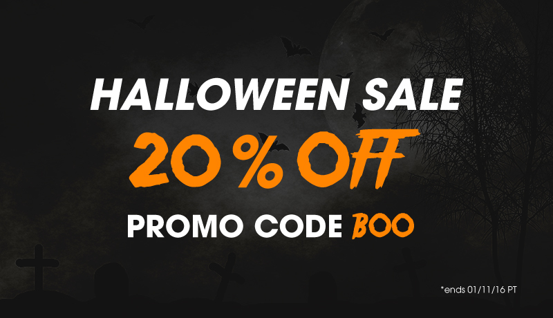 Halloween Sale - 20% Off