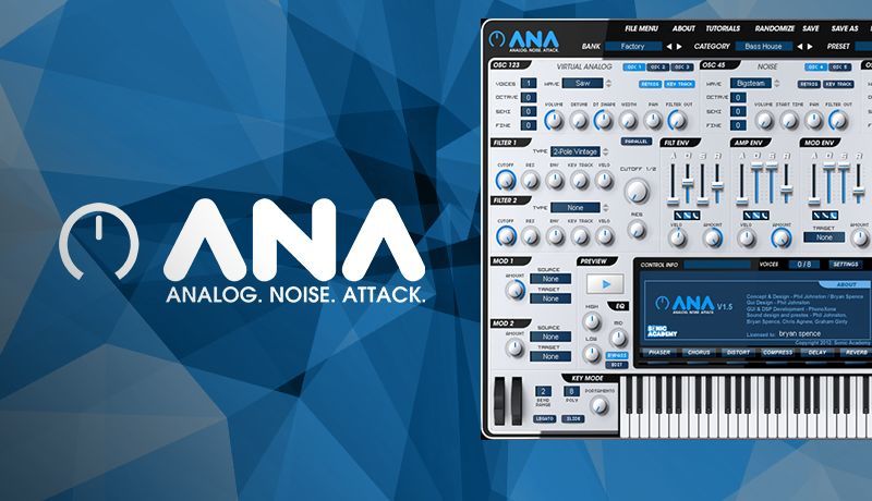 ANA Synth Developer Walkthrough
