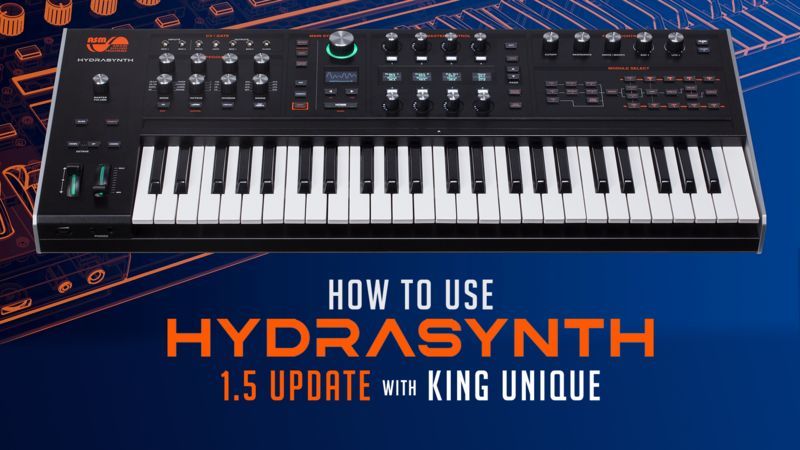 ASM Hydrasynth 1.5 with King Unique