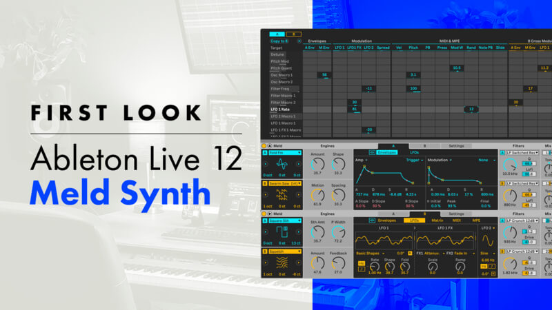 First Look - Ableton Live 12 Meld Synth